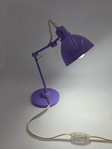 Retro purple metal desk - retro,