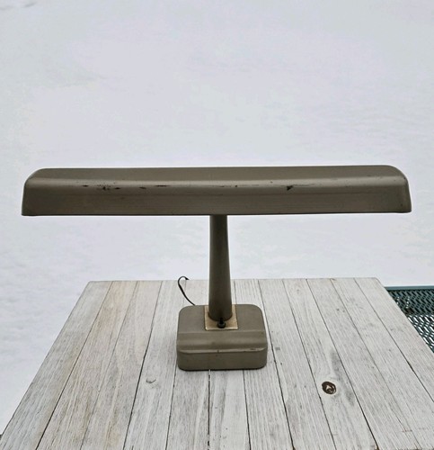 Vintage industrial metal desk - industrial,