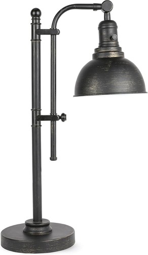 Rustic desk lamp - rustic, bronze