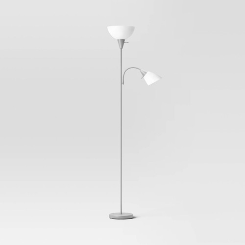 Torchiere with task light - torchiere,