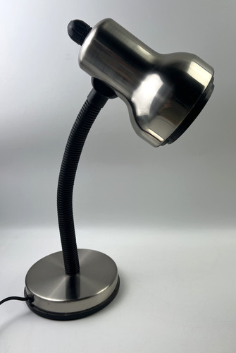 Gooseneck silver desk - gooseneck, lamp